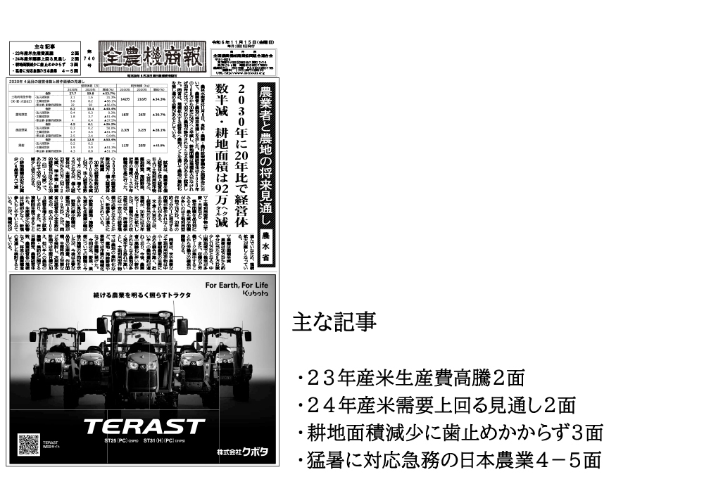 全農機商報一覧画像