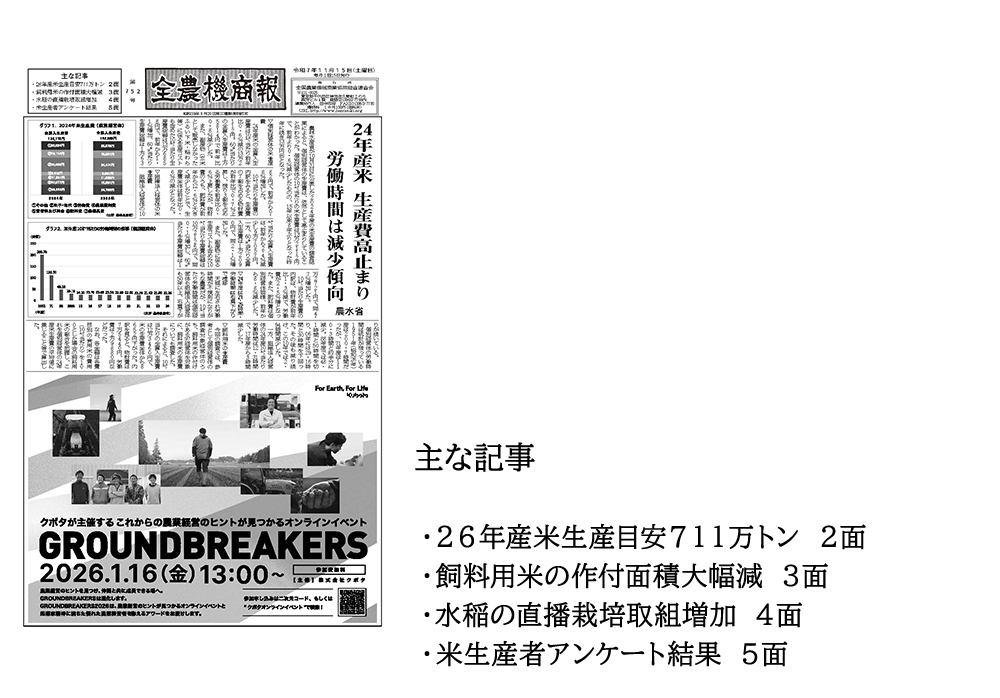 全農機商報一覧画像